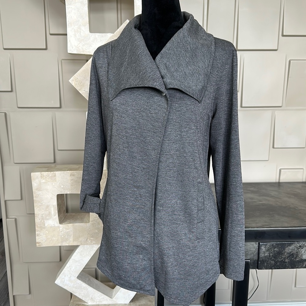GNW jacket cardigan top gray long sleeve Size Large